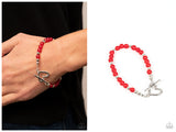 Following My Heart - Red Bracelet