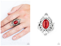 Elegantly Enchanted - Red Ring