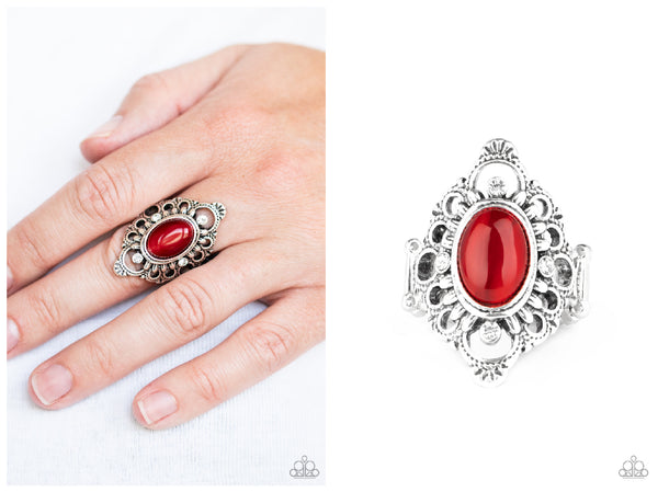 Elegantly Enchanted - Red Ring