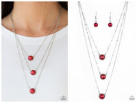 A Love For Luster - Red Necklace