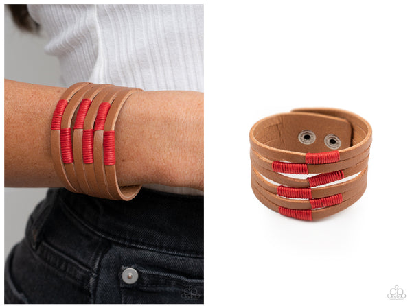 Country Colors - Red Bracelet