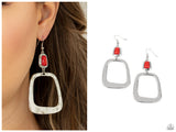 Material Girl Mod - Red Earring