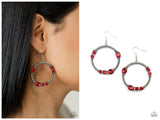 Glamorous Garland - Red Earring