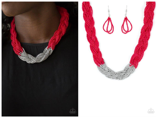 Brazilian Brilliance - Red Necklace