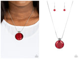 Look Into My Aura - Red Necklace