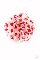 Polka Posy - Red Hair Clip