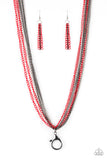 Colorful Calamity - Red Lanyard