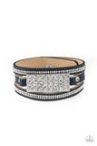 Shockingly Sparkly - Blue Bracelet
