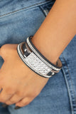 Shockingly Sparkly - Blue Bracelet