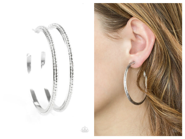 Girl Gang - Silver Hoop Earring