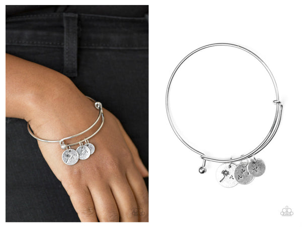 Dreamy Dandelions - Silver Bracelet