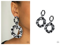 Confetti Congo - Silver Post Earring