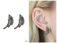 Wing Bling - Silver Post Earring