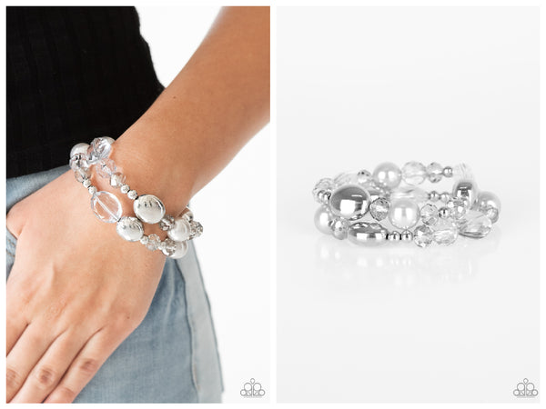 Downtown Dazzle - Silver Bracelet