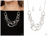 Game OVAL - Silver Necklace
