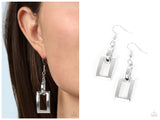 Blazing Buckles - Silver Earring