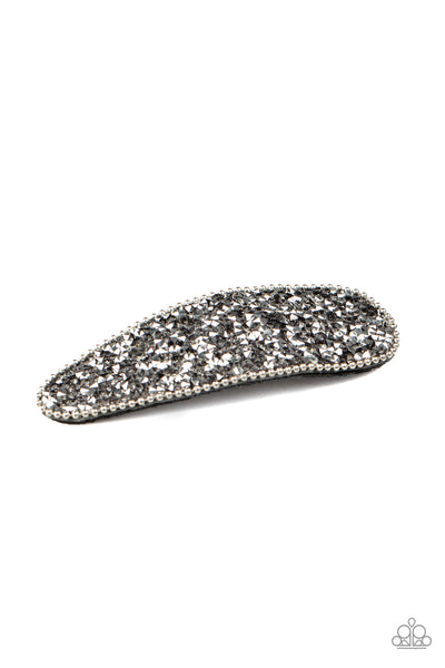 Didnt HAIR It From Me - Silver Hair Clip