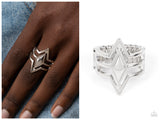 Deceivingly Diamond - Silver Ring