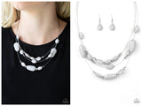 Radiant Reflections - Silver Necklace