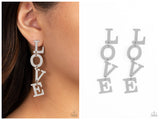 L-O-V-E - Silver Post Earring