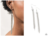 Always In Motion - White Earring
