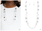 Gala Goals - Silver Necklace