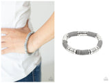 Stacked In Your Favor - Silver Bracelet