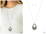 High Society Stargazing - Silver Necklace