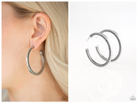 This Is My Tribe - Silver Hoop Earring