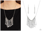 Industrial Jungle - Silver Necklace
