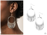 Radiant Chimes - Silver Earring