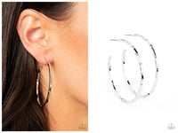 Unregulated - Silver Hoop Earring