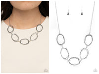 Gritty Go-Getter - Silver Necklace