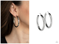 Hoop Hustle - Silver Hoop Earring