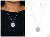 Oceanic Eclipse - Silver Necklace