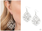 Taj Mahal Gardens - Silver Earring