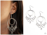 Roundabout Radiance - Silver Earring