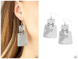 Tagging Along - Silver Earring