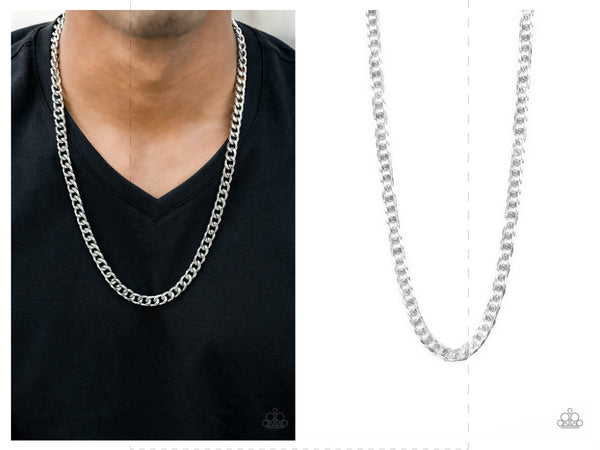 Full Court - Silver Necklace