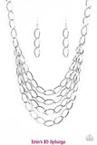 Chain Reaction - Silver Necklace