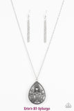 TEARDROP-Dead Gorgeous - Silver Necklace