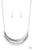 Fringe Out - Silver Necklace