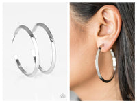 Some Like It HAUTE - Silver Hoop Earring