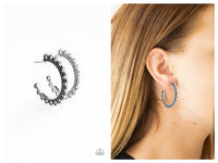 Bohemian Bliss - Silver Hoop Earring