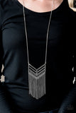 Alpha Attitude - Silver Necklace