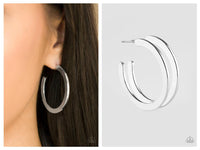 Be All BRIGHT - Silver Hoop Earring