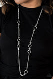 Stylishly Steampunk - Silver Necklace