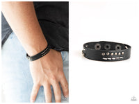 Always An Adventure - Black Bracelet