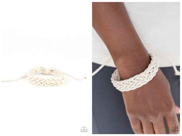 Braid Raid - White Bracelet