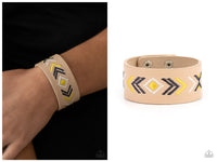 Cliff Glyphs - Yellow Bracelet